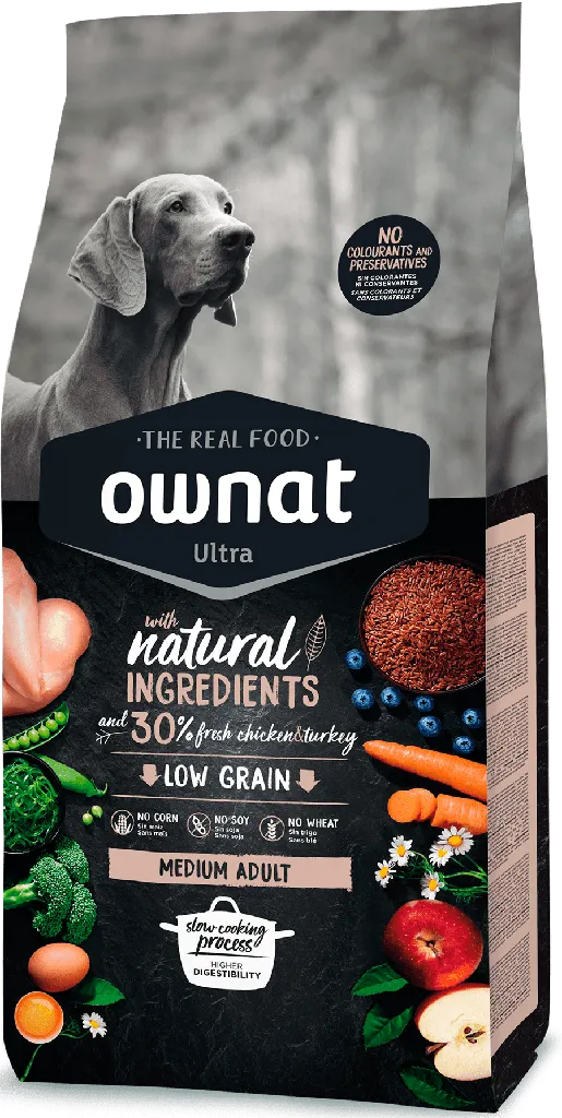 Ownat dog Ultra medium Adult 12 kg