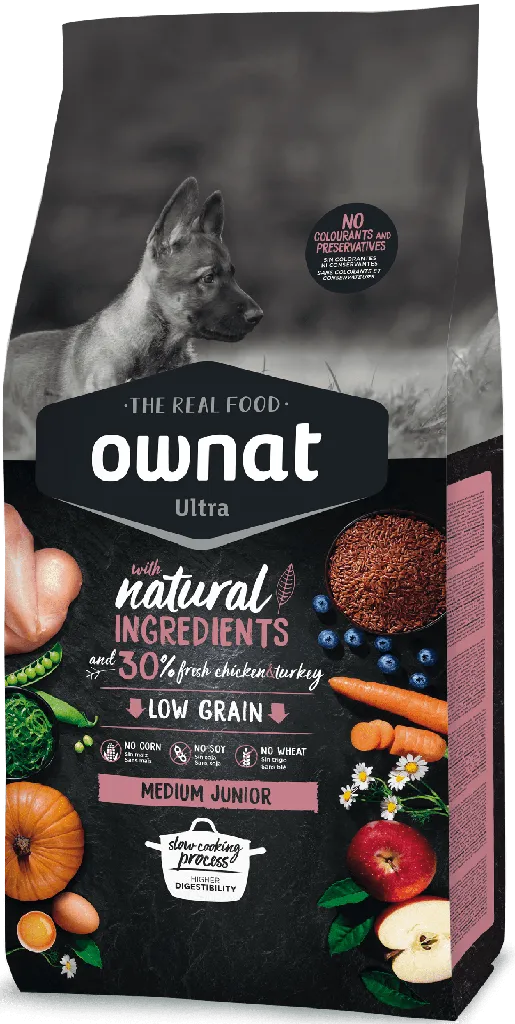 Ownat Dog Ultra Medium Junior12kg
