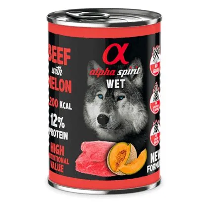 Alpha Spirit Can Beef with Melon 400G