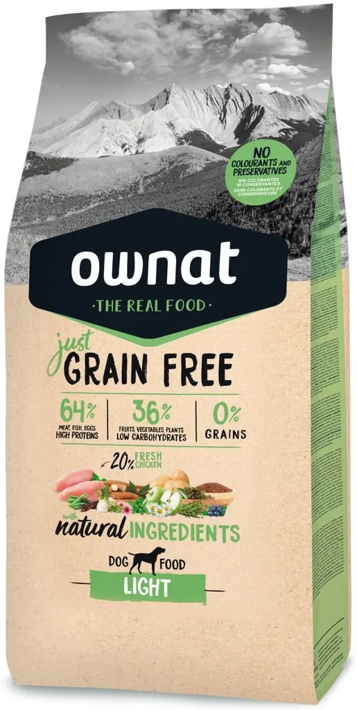Ownat Dog Grain free Just Light