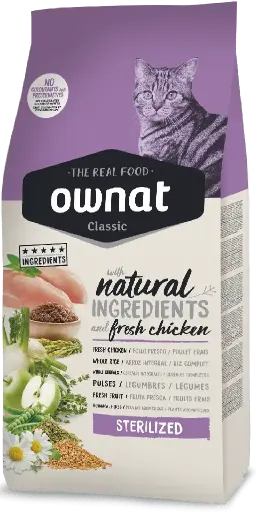 Ownat Cat Classic Sterilized 4 kg